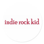 Indie Rock Kid stickers