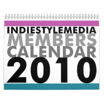 Indie Style Media Members Calendar 2010
