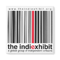 indiExhibit Logo Fridge Magnets