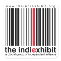 indiExhibit Logo Square Sticker