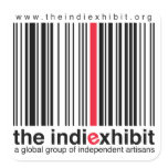 indiExhibit Logo Square Sticker