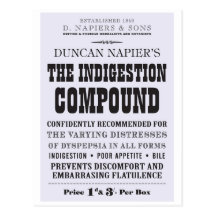 Indigestion Compound Postcard
