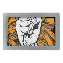 Indignados Rectangular Belt Buckle