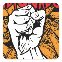 Indignados Square Sticker