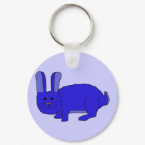 Indigo Bunny keychain by serenity_ii Indigo Bunny keychain