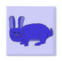 Indigo Bunny magnet