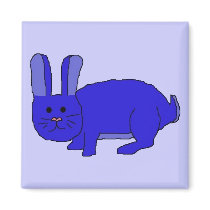 Indigo Bunny magnet by serenity_ii Indigo Bunny magnet