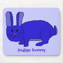 Indigo Bunny mousepad by serenity_ii Indigo Bunny mousepad