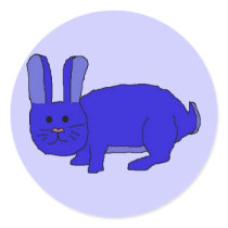 Indigo Bunny stickers