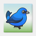 Indigo Bunting Fridge Magnets