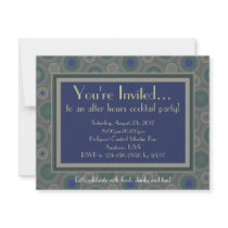 Indigo Circles Personalized Announcement