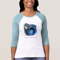 Indigo Demin and Animoos Tote T-Shirt by abercot Indigo Demin and Animoos Tote T-Shirt