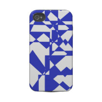 Indigo Graphic Art iPhone 4 Case