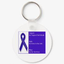 Indigo Ribbon keychains