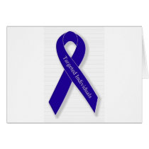 Indigo Ribbon Line cards by gangstalking Indigo Ribbon Line cards