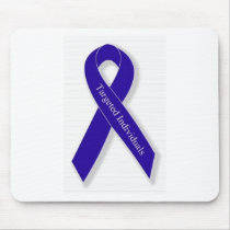 Indigo Ribbon Line mousepads