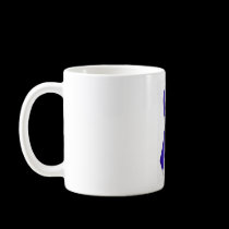 Indigo Ribbon Line mugs