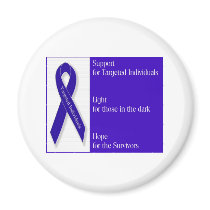 Indigo Ribbon magnets by gangstalking Indigo Ribbon magnets