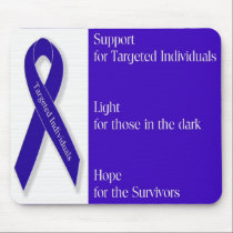Indigo Ribbon Mouse Pad mousepads