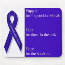 Indigo Ribbon Mouse Pad mousepads