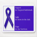 Indigo Ribbon mousepads