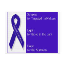 Indigo Ribbon postcards