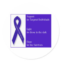 Indigo Ribbon stickers