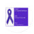 Indigo Ribbon Round Stickers
