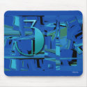Indigo Three Mousepad