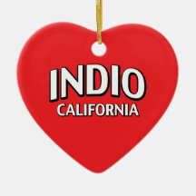 Indio California Christmas Tree Ornament