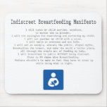 Indiscreet Breastfeeding Manifesto Mouse Mats