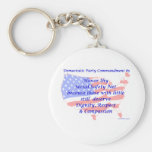 Individual Democratic Commandment #5 Keychain
