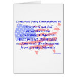 Individual Democratic Commandment #6 Card