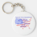 Individual Democratic Commandment #9 Key Chain