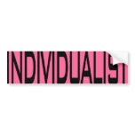 Individualist Bumper Sticker