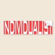 Individualist Bumper Sticker