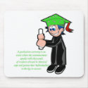 Individuality at Graduation mousepads