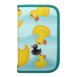 Individuality Yellow Rubber Ducks Rickshaw Folio Planner