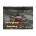 Individually or Together postcards