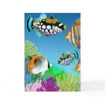 Indo Pacific Reef Fish Greeting Card