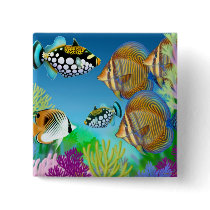 Indo Pacific Reef Fish Pin