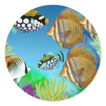 Indo Pacific Reef Fish Sticker