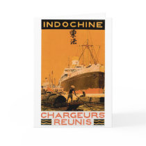 Indochine Chargeurs Reunis Card