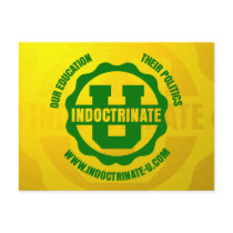 "Indoctrinate U" Radiation Logo Postcards by indoctrinate_u "Indoctrinate U" Radiation Logo Postcards