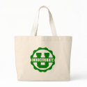 "Indoctrinate U" Simple Logo Canvas Boat Bag