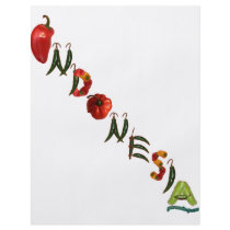 Indonesia Chili Peppers Flyers