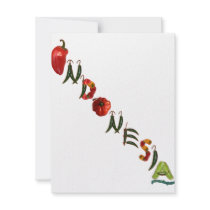 Indonesia Chili Peppers invitations by chili_state Indonesia Chili Peppers invitations