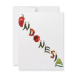 Indonesia Chili Peppers Personalized Announcement