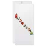 Indonesia Chili Peppers Custom Rack Card