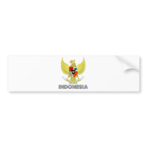 Indonesia Coat of Arms Bumper Stickers
